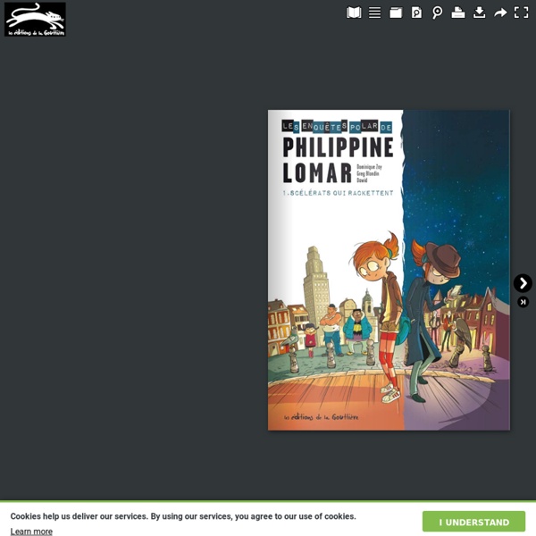 Les Enquêtes Polar de Philippine Lomar, Tome 01 : Les scélérats qui rackettent (BD)