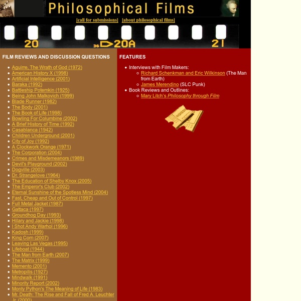 Philosophical Films
