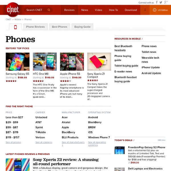 Cell phone reviews: Cellphones, mobile phones & wireless phone r