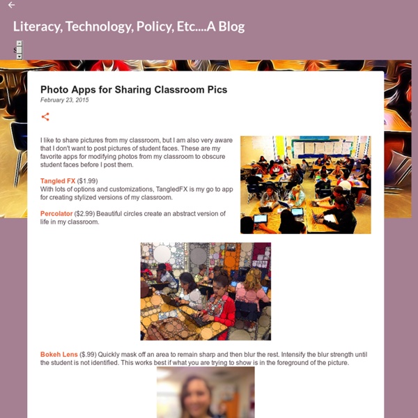 Photo Apps for Sharing Classroom Pics