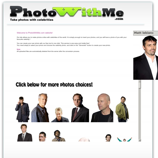Photo With Me - Photos with celebrities - make photos with celebrities