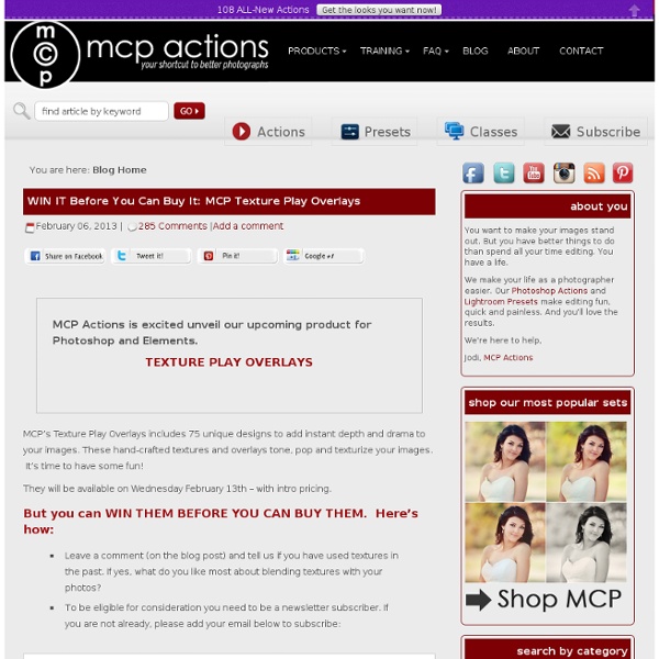 MCP Actions Blog - Photography Techniques, Photoshop Actions, Tutorials
