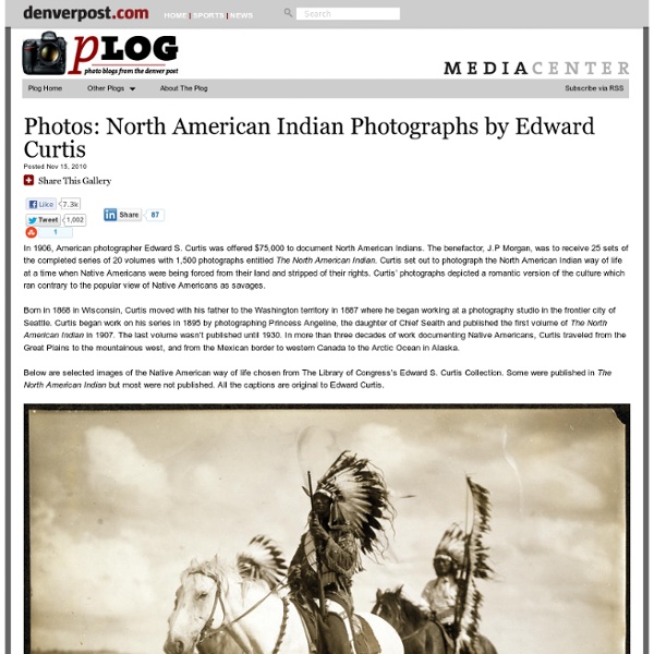 Photographs of Native Americans by Edward Curtis