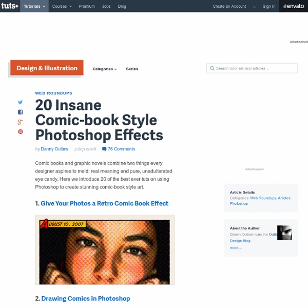 20 Insane Comic Book Style Photoshop Effects