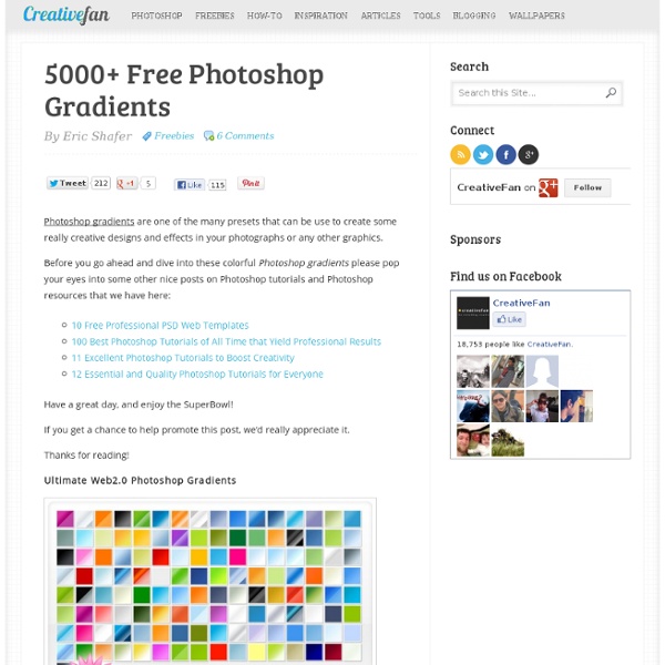 5000+ Free Photoshop Gradients