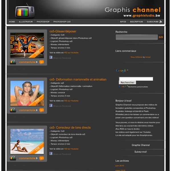 Graphis Channel - Photoshop et Illustrator