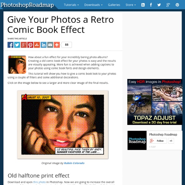 Give Your Photos a Retro Comic Book Effect