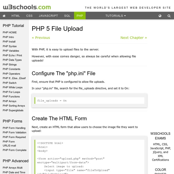 PHP 5 File Upload