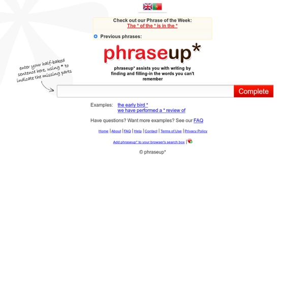 Phraseup* - find the right words
