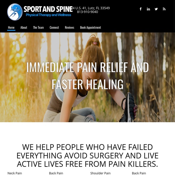 Physical Therapy For Pain Tampa FL