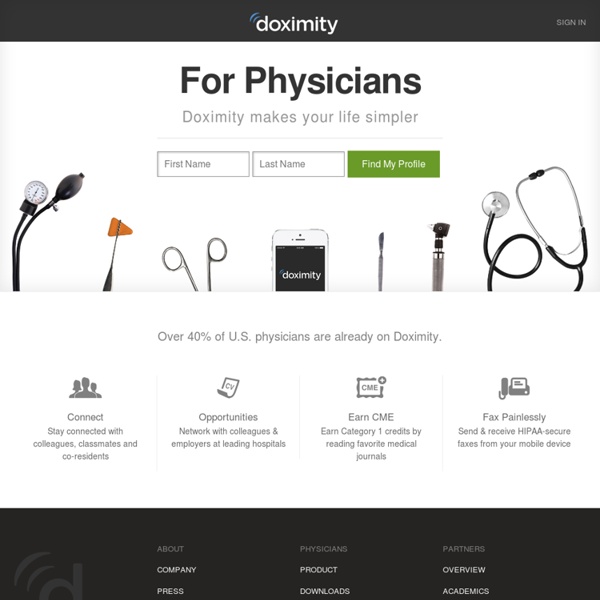 Physician's Network & Healthcare Directory for Doctors, NPs, PAs & RNs