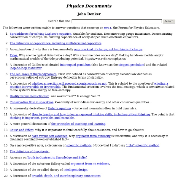 Physics Documents