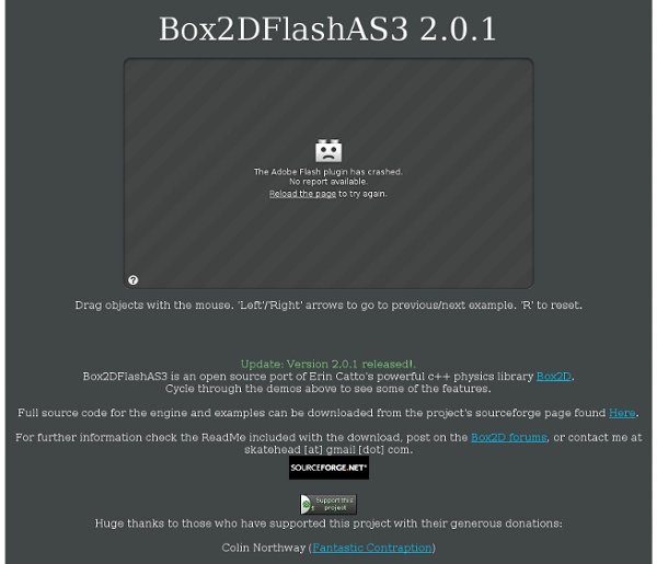 Flash Physics Engine Box2DFlashAS3 1.4.2