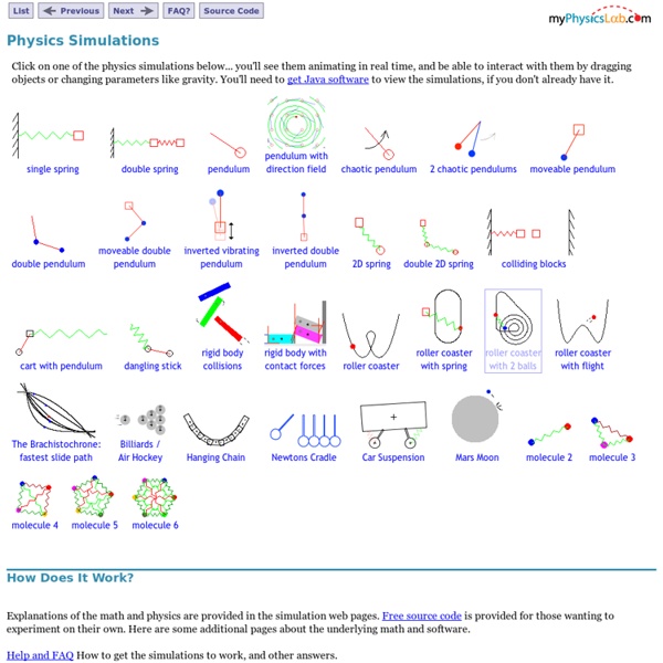 Physics Simulations Physics Simulation
