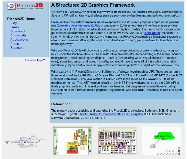 Piccolo2D - A Structured 2D Graphics Framework
