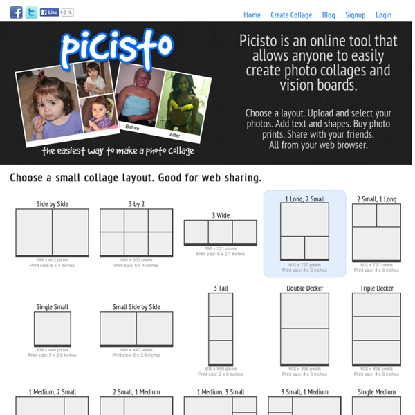 Picisto - The easiest way to make a collage photo.