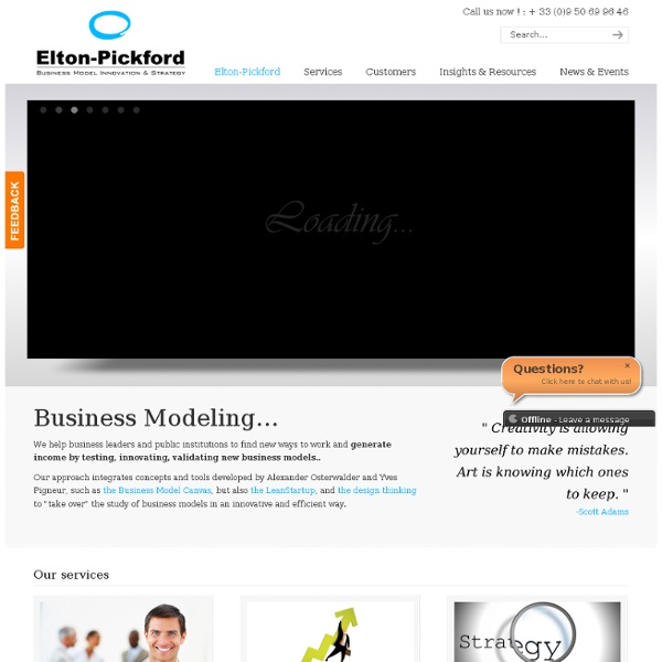Elton-Pickford - Business Model Innovation & Strategy