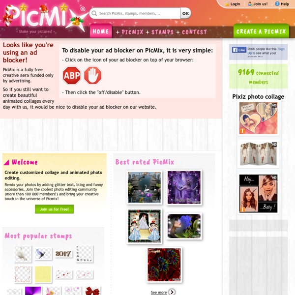 PicMix - Créer un montage photo animé gratuit pour blog