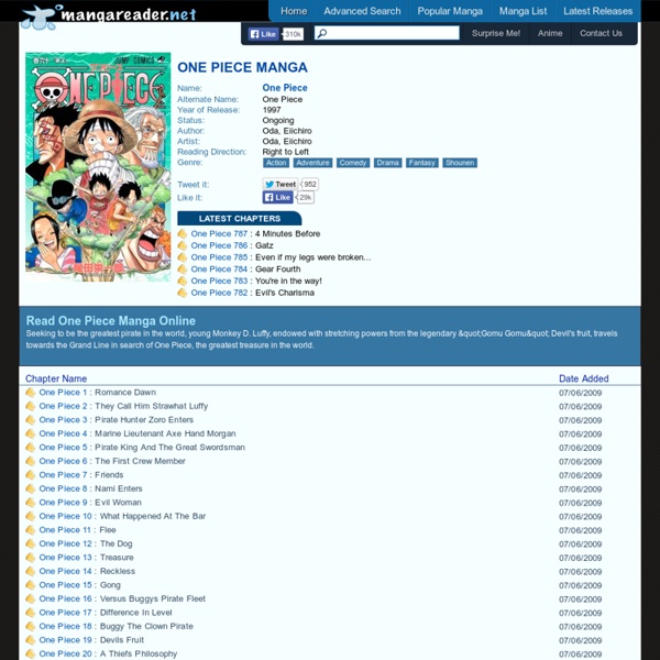 One Piece Manga - Read One Piece Online For Free
