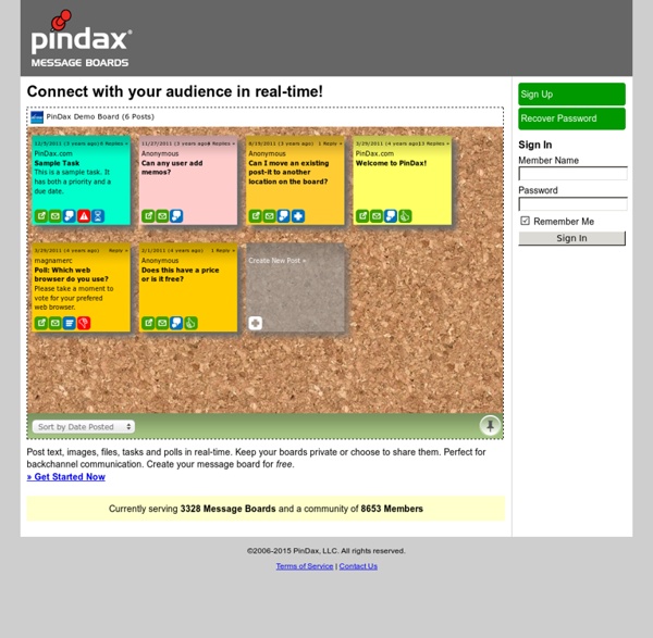 PinDax.com - Connect with your audience in real-time