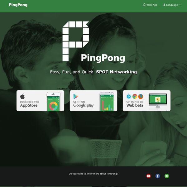 PingPong - SPOT Networking