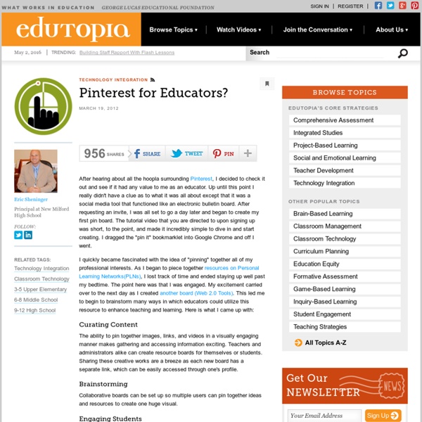 Pinterest for Educators?
