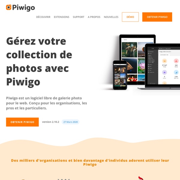Piwigo est un logiciel de galerie photo pour le web