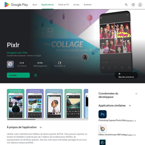Pixlr – Applications sur Google Play