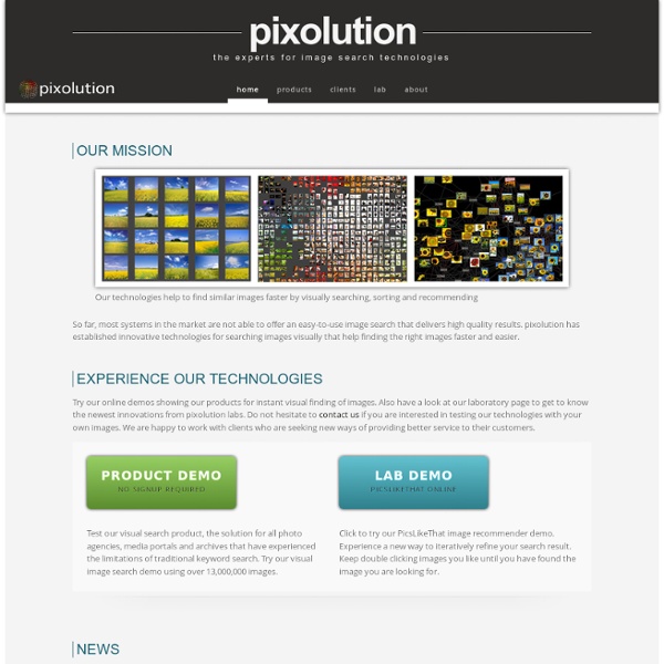 Pixolution - find what you imagine