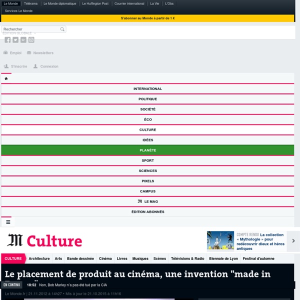 Le placement de produit au cinéma, une invention "made in France"