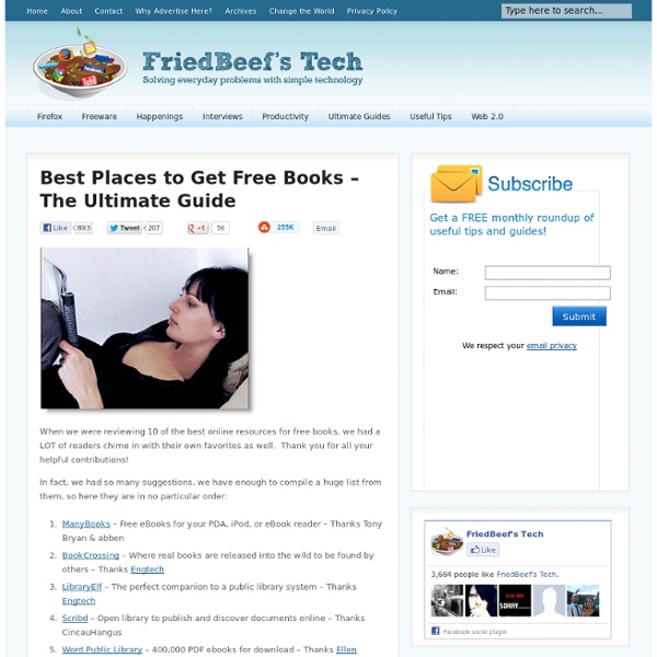 Best Places to Get Free Books – The Ultimate Guide