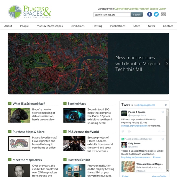 Mapping Science - Places & Spaces: Mapping Science