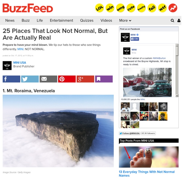 25 Places That Look Not Normal, But Are Actually Real