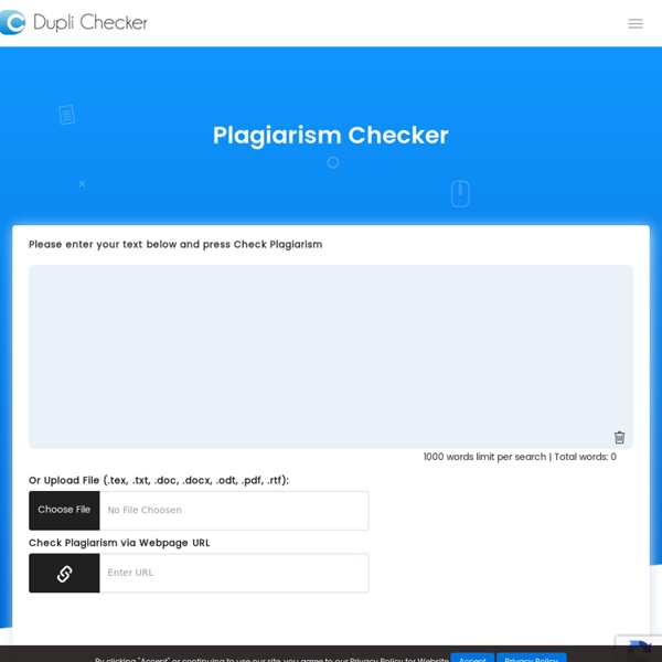 Plagiarism Checker - Free Online Software For Plagiarism Detection ...