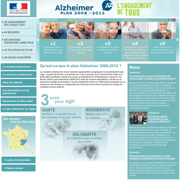 Plan Alzheimer 2008 - 2012