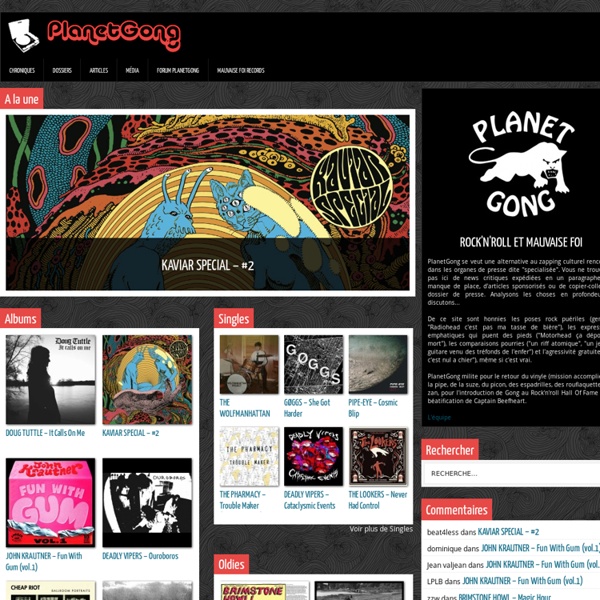 PlanetGong : Rock'n'roll et mauvaise foi.