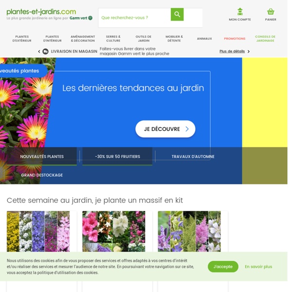 Plantes et Jardins - Votre jardinerie en ligne