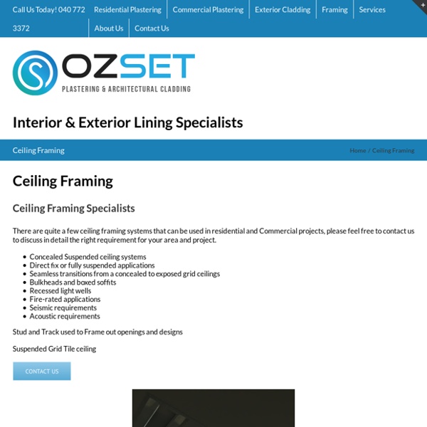 Ozset Australia - Plastering & Architechtural Cladding