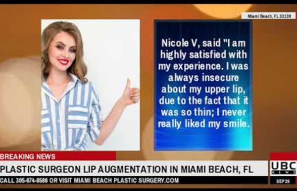 Plastic Surgeon Lip augmentation in Miami Beach, FL - YouTube