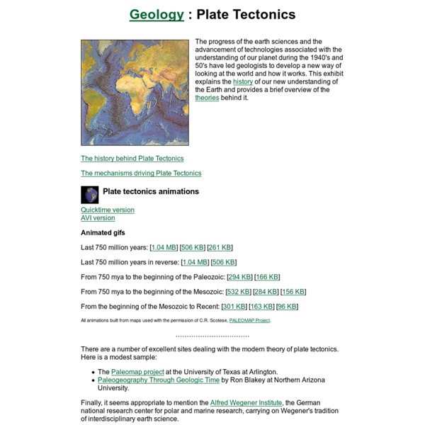 Animated Plate Tectonics