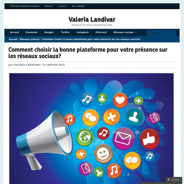 Comment choisir la bonne plateforme pour votre présence sur les réseaux sociaux?