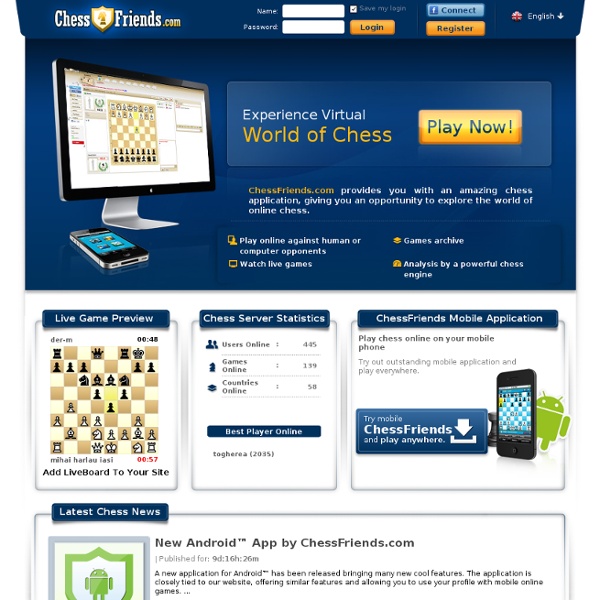 Play chess online, free! - ChessFriends.com