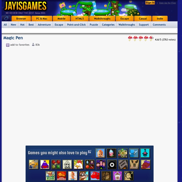 Magic Pen - FREE online game - Jay is Games