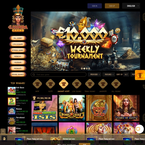 Play Real Money Online Slots & Live Casino