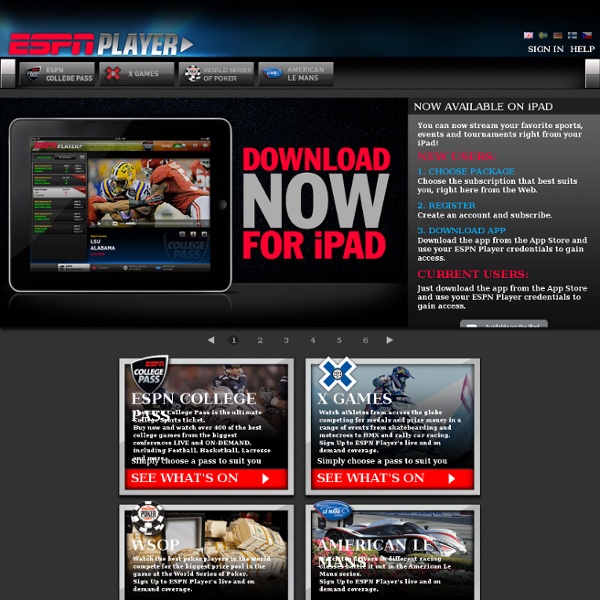 Watch Live Streaming Sports Online - ESPN3