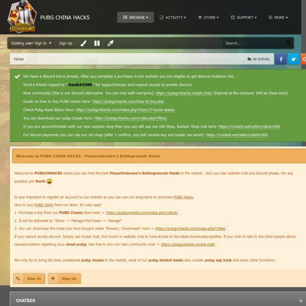 Forums - PUBG Hacks - Playerunknown's Battlegrounds Cheats