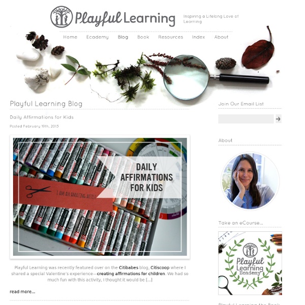 Blog · Playful Learning