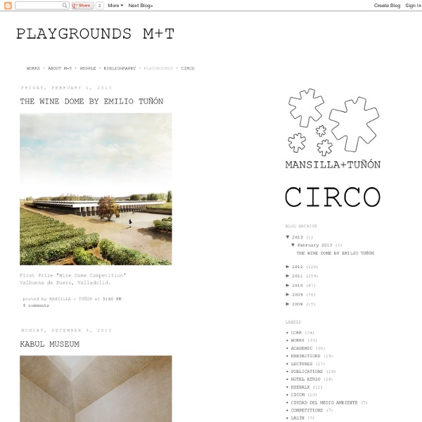 Mansilla + tuñon Playgrounds