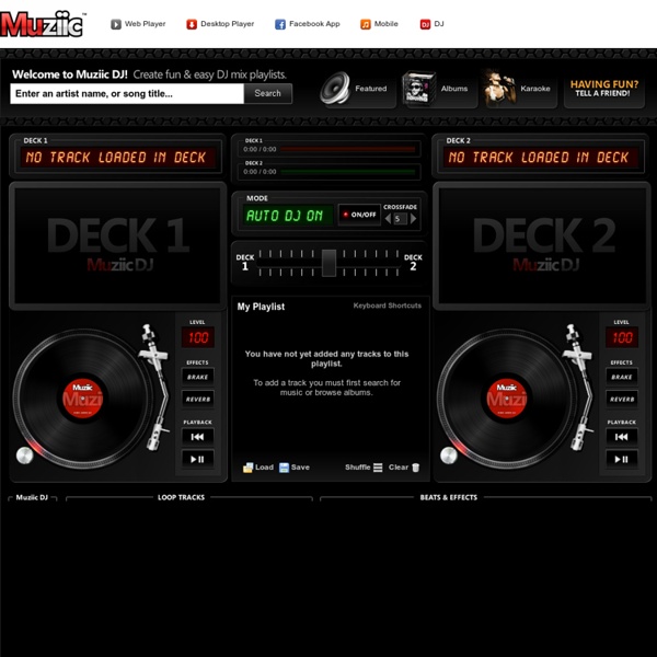 DJ Create fun & easy DJ mix playlists with YouTube videos Crossfade