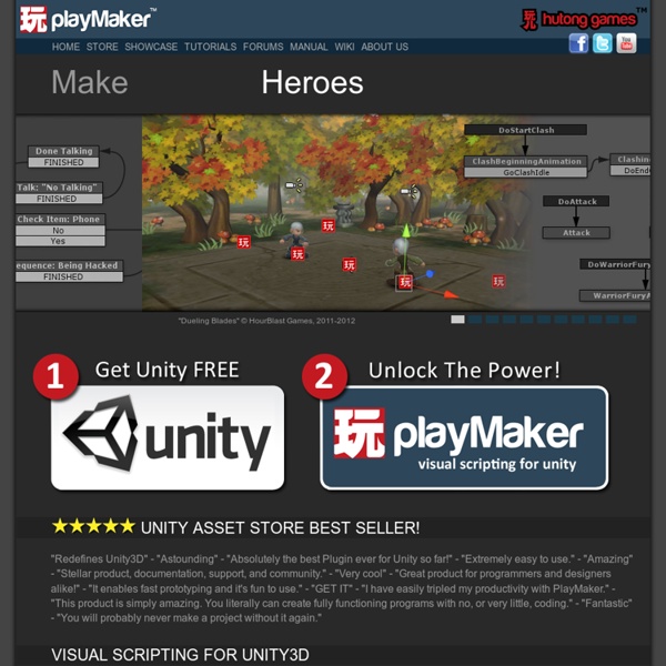 PlayMaker - Visual Scripting for Unity3D